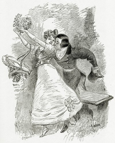 Illustration from Toute la Lyre, 19th Century by Adolphe Leon Willette